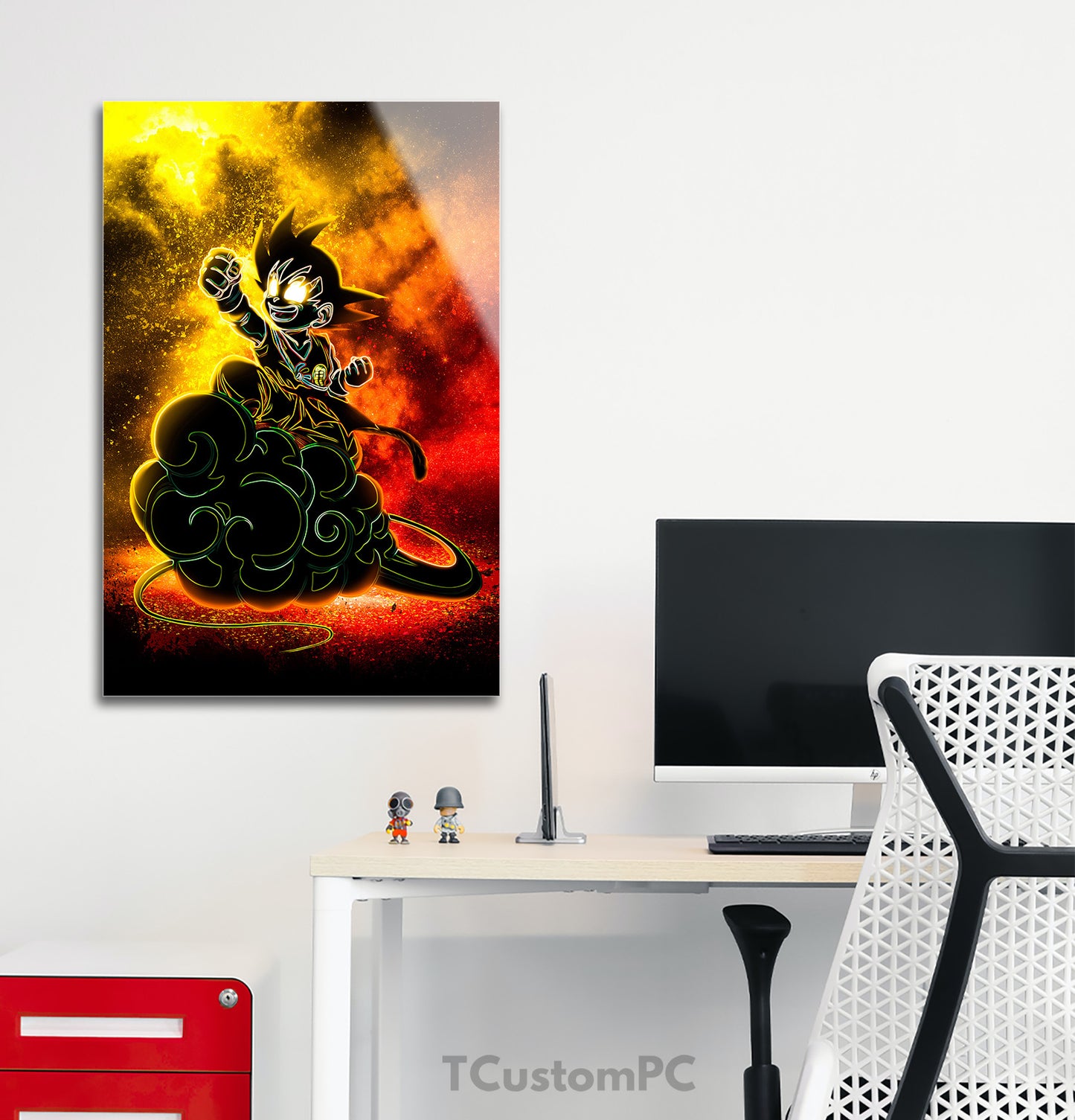 Alma de Goku Pintura em nuvem