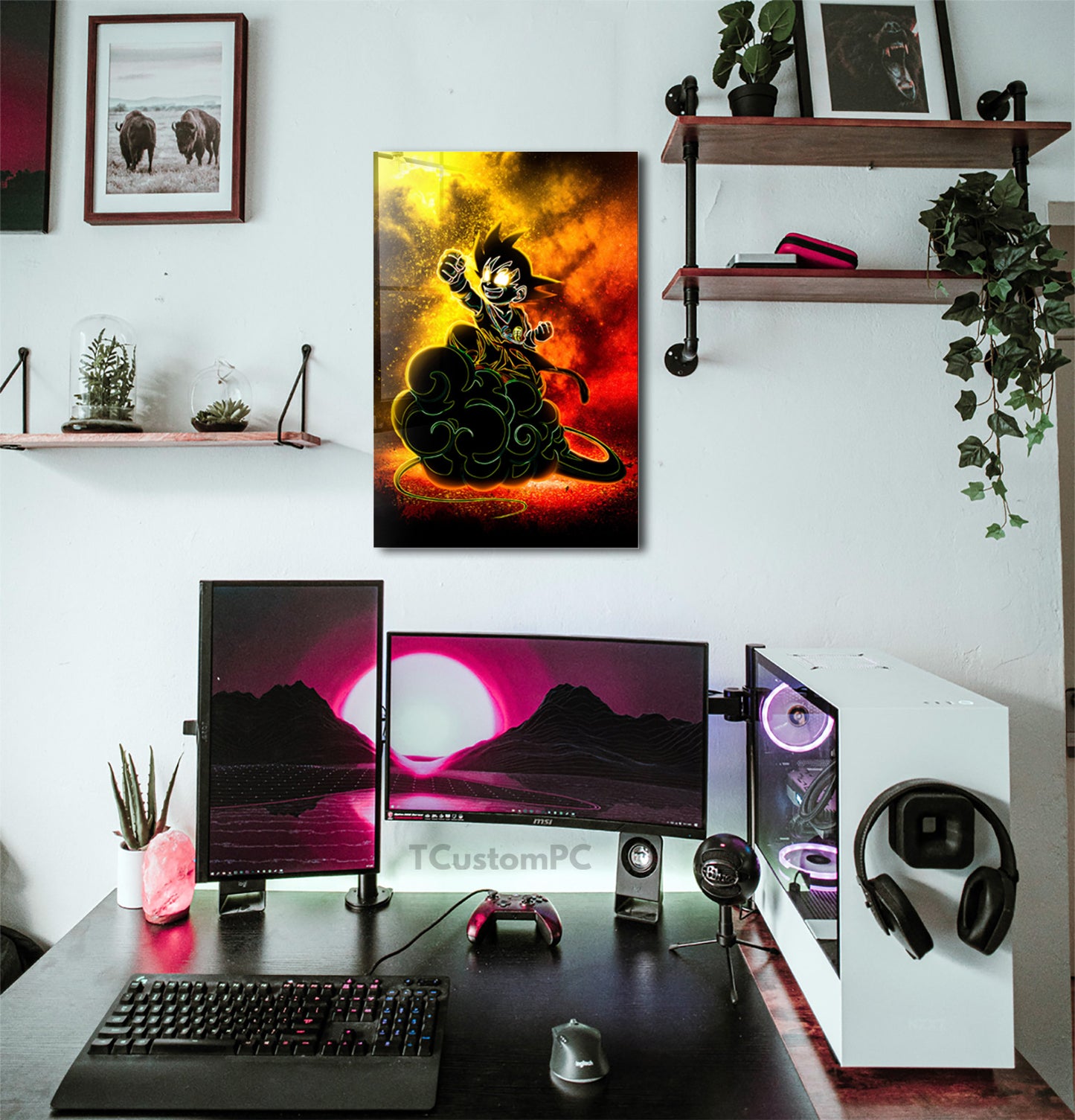 Soul of goku Cloud painting