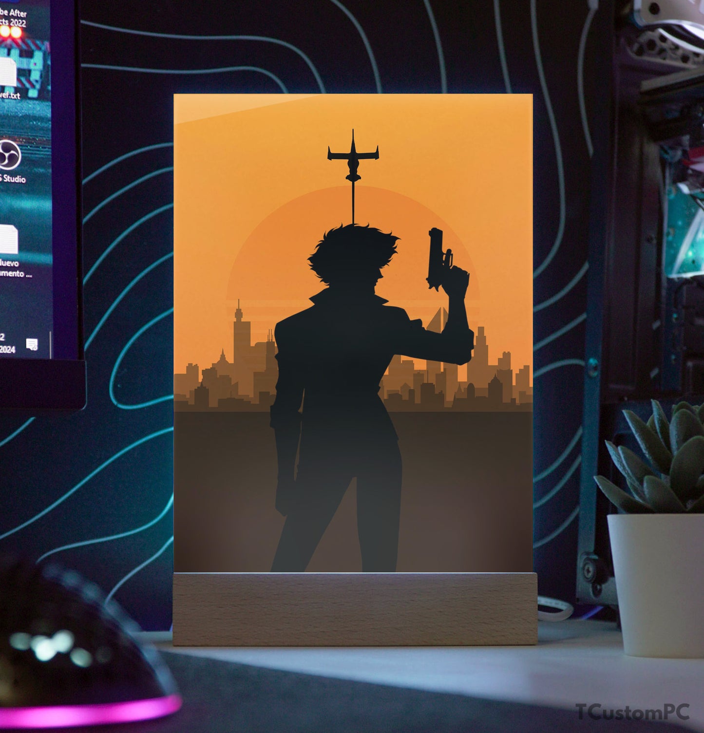 TC-Lamp Spike Spiegel Sunset Retro