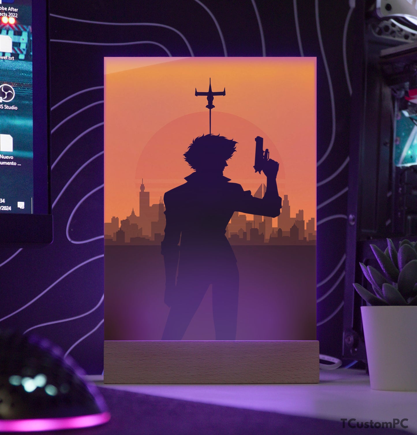 TC-Lamp Spike Spiegel Sunset Retro