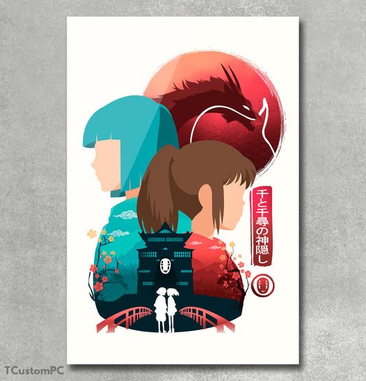 Cuadro Spirit Away Displate