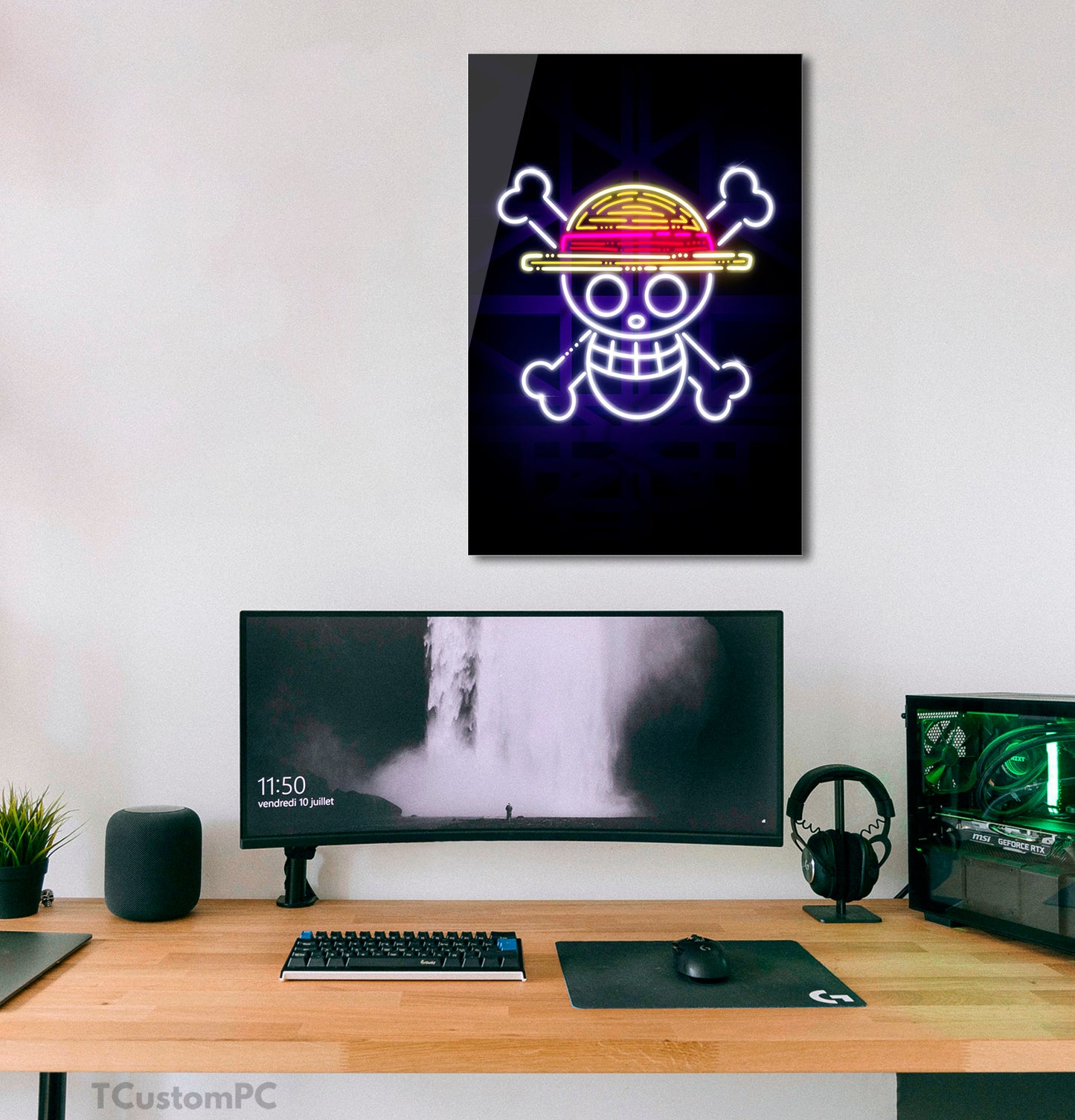 Strawhat Pirate painting