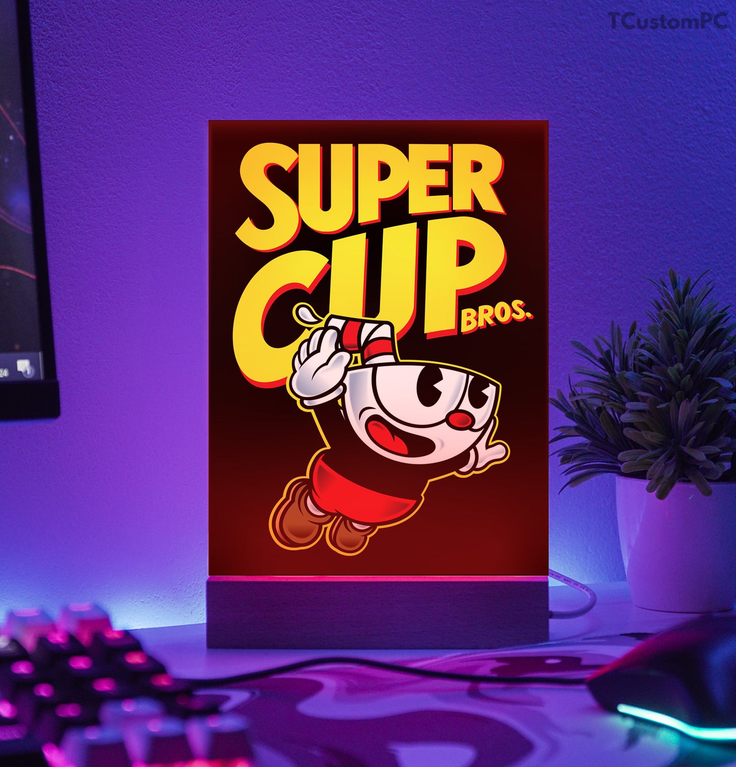 TC-Lamp Super Cup Bros   Cuphead