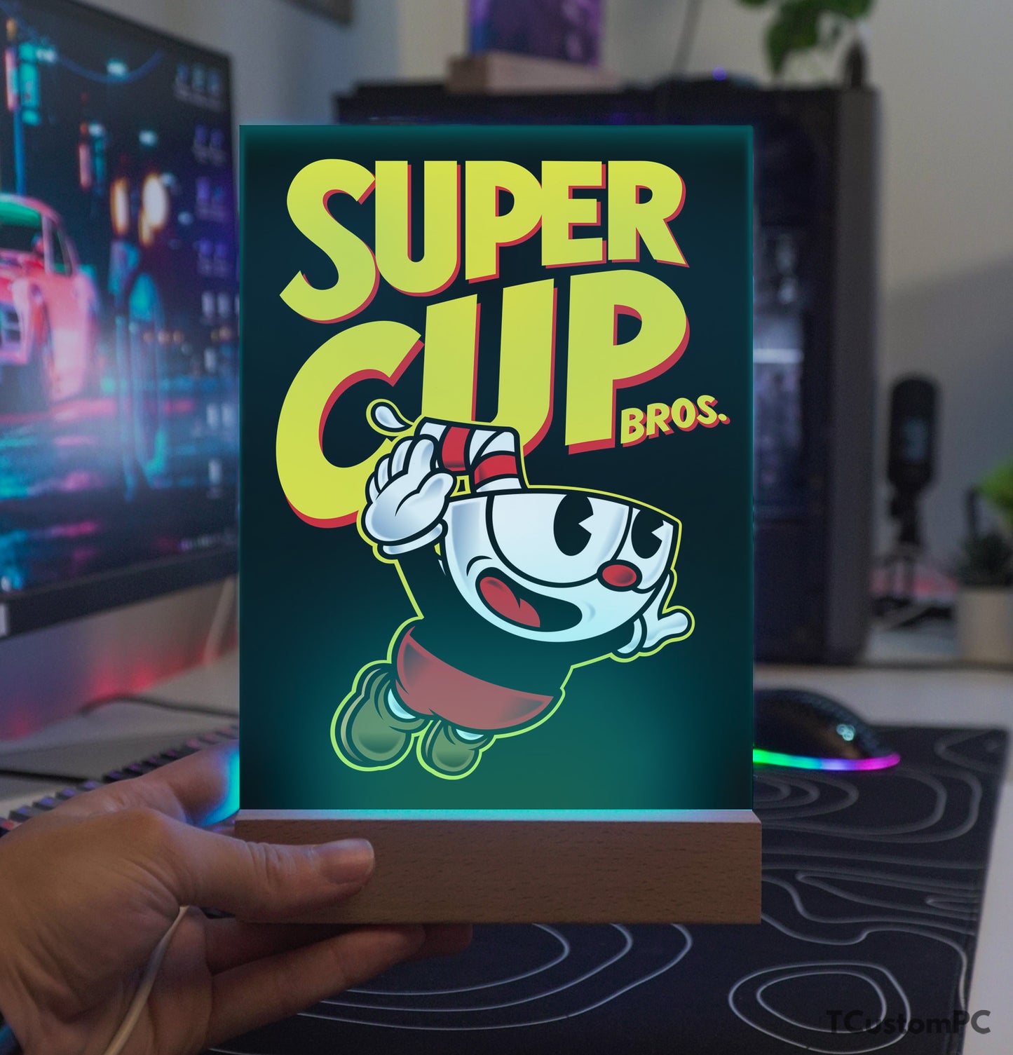 TC-Lamp Super Cup Bros   Cuphead