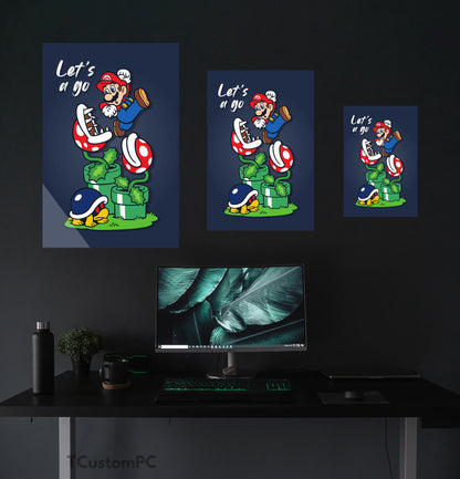 Super Mario Let_s a Go painting