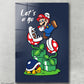 Cuadro Super Mario Let_s a Go