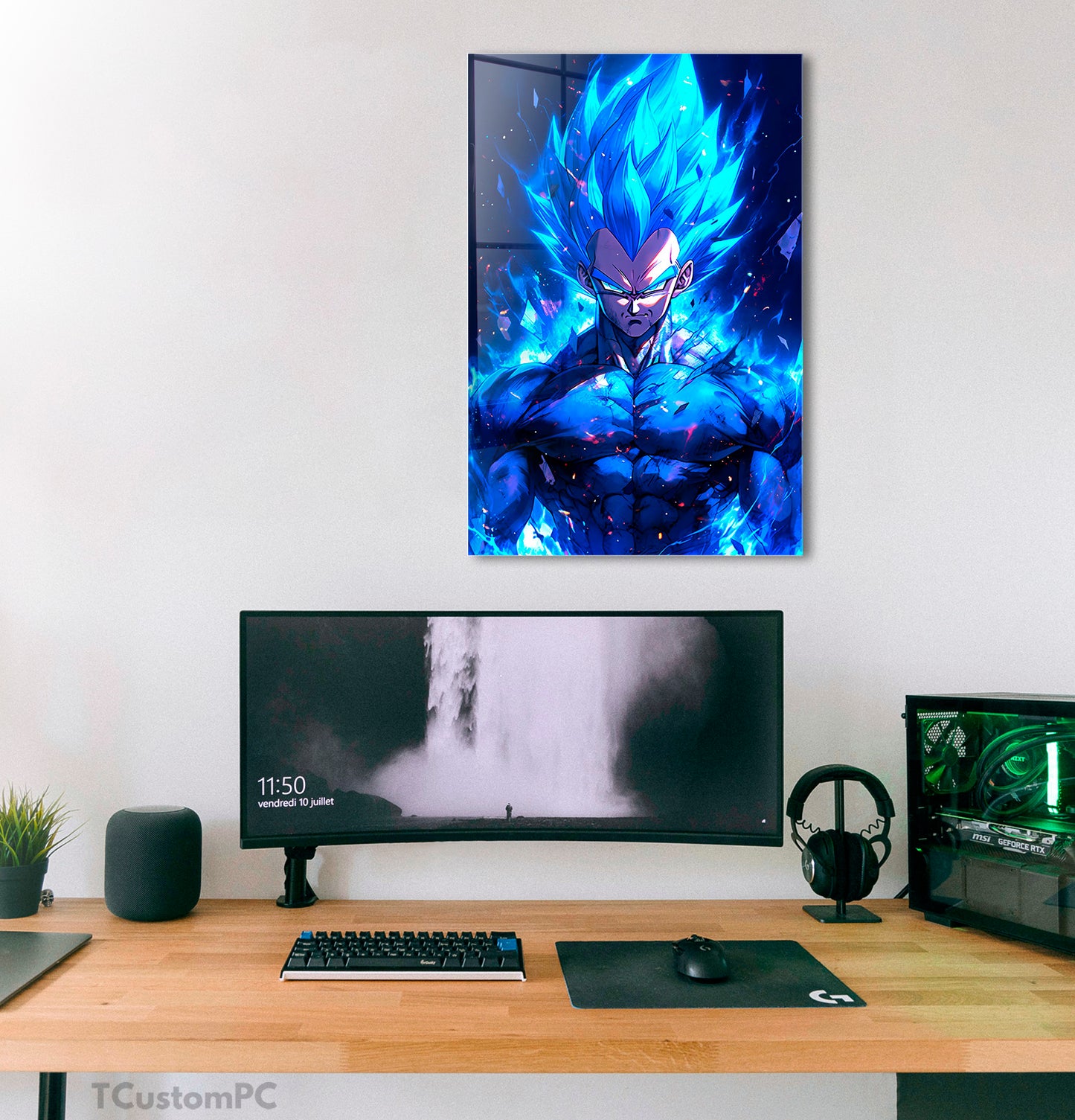 Super Saiyan Blue painting