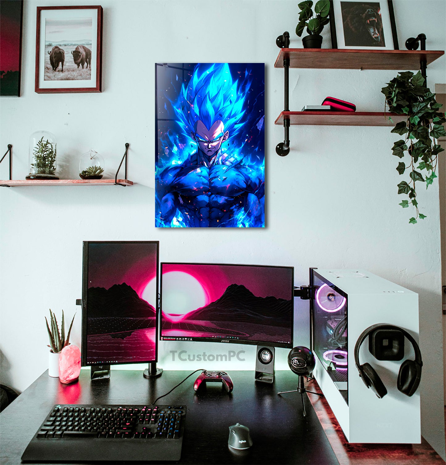 Super Saiyan Blue painting