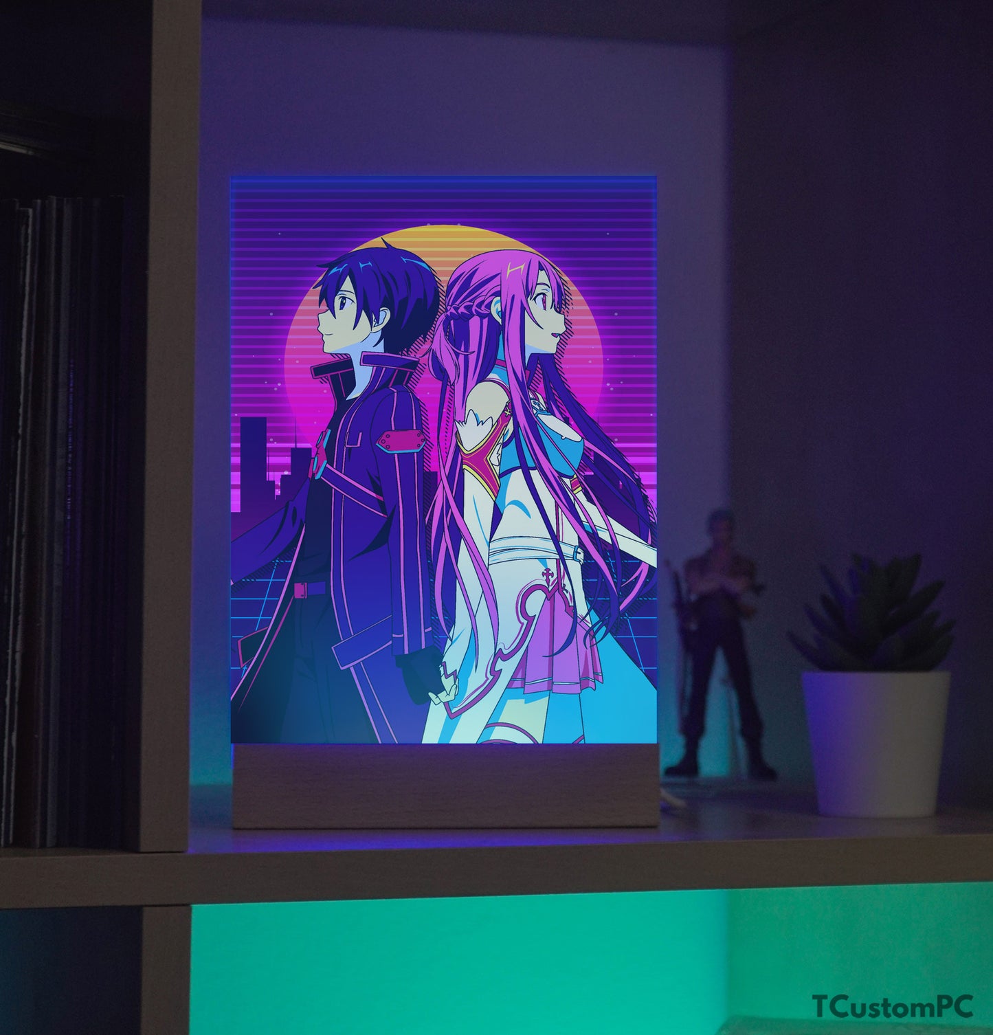 TC-Lamp Sword art online - Asuna and Kirito