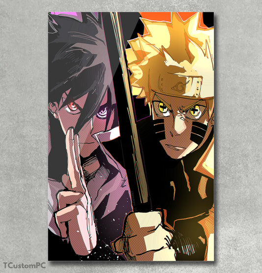 Cuadro Sasuke & Naruto