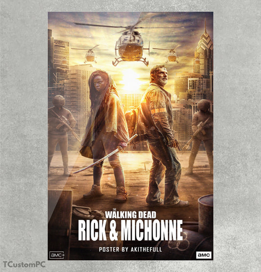 Cuadro TWD Spinoffs - Rick And Michonne
