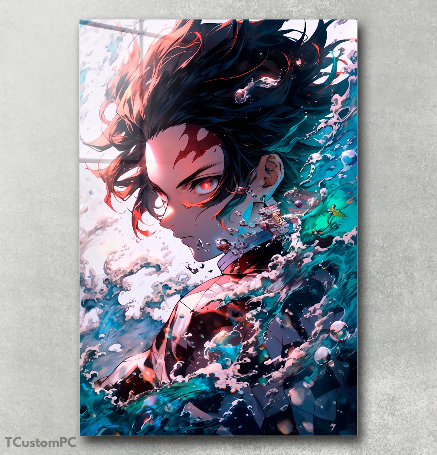 Pintura de Tanjiro Aura