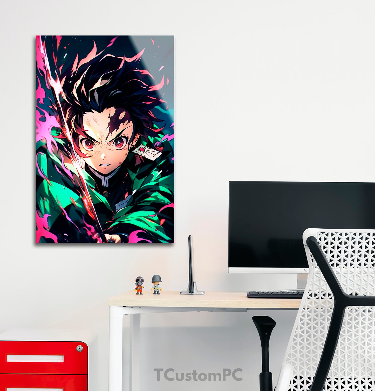 Tanjiro Demon Slayer painting