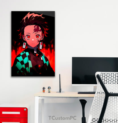 Pintura de Tanjiro Kimetsu No Yaiba