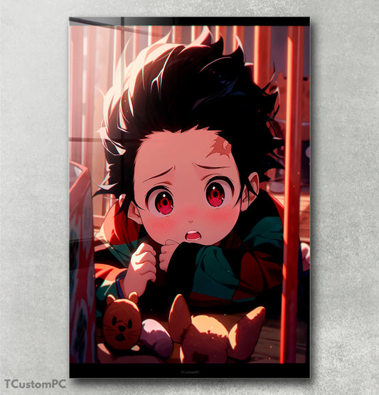 Pintura chibi de Tanjiro