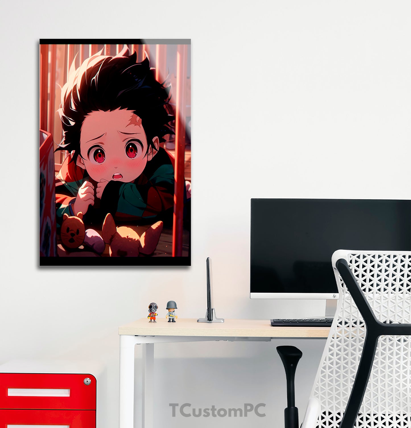 Pintura chibi de Tanjiro