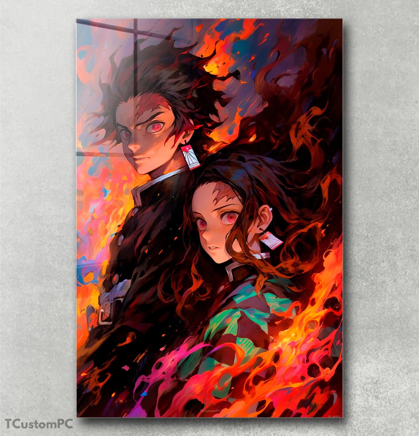 Pintura de Tanjiro_nezuko