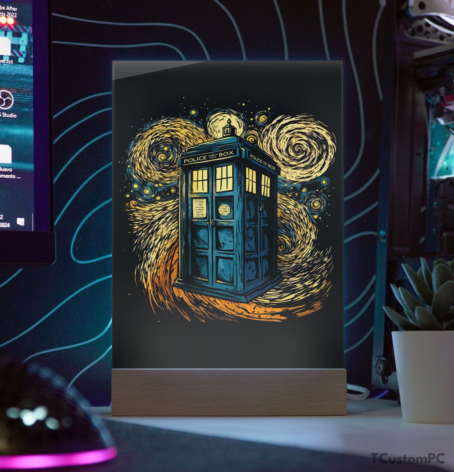 TC-Lamp Tardis estilo carrinha