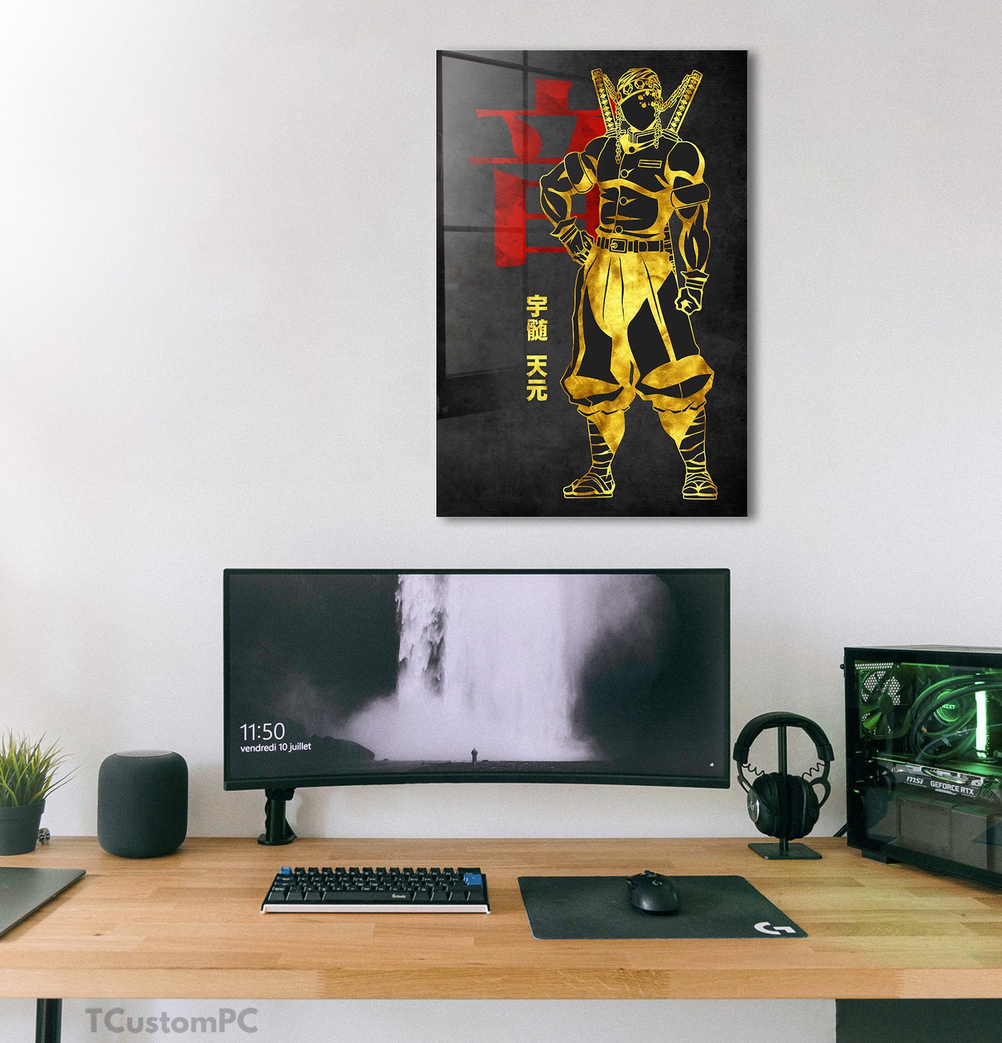 Pintura Tengen Vermelho Dourado