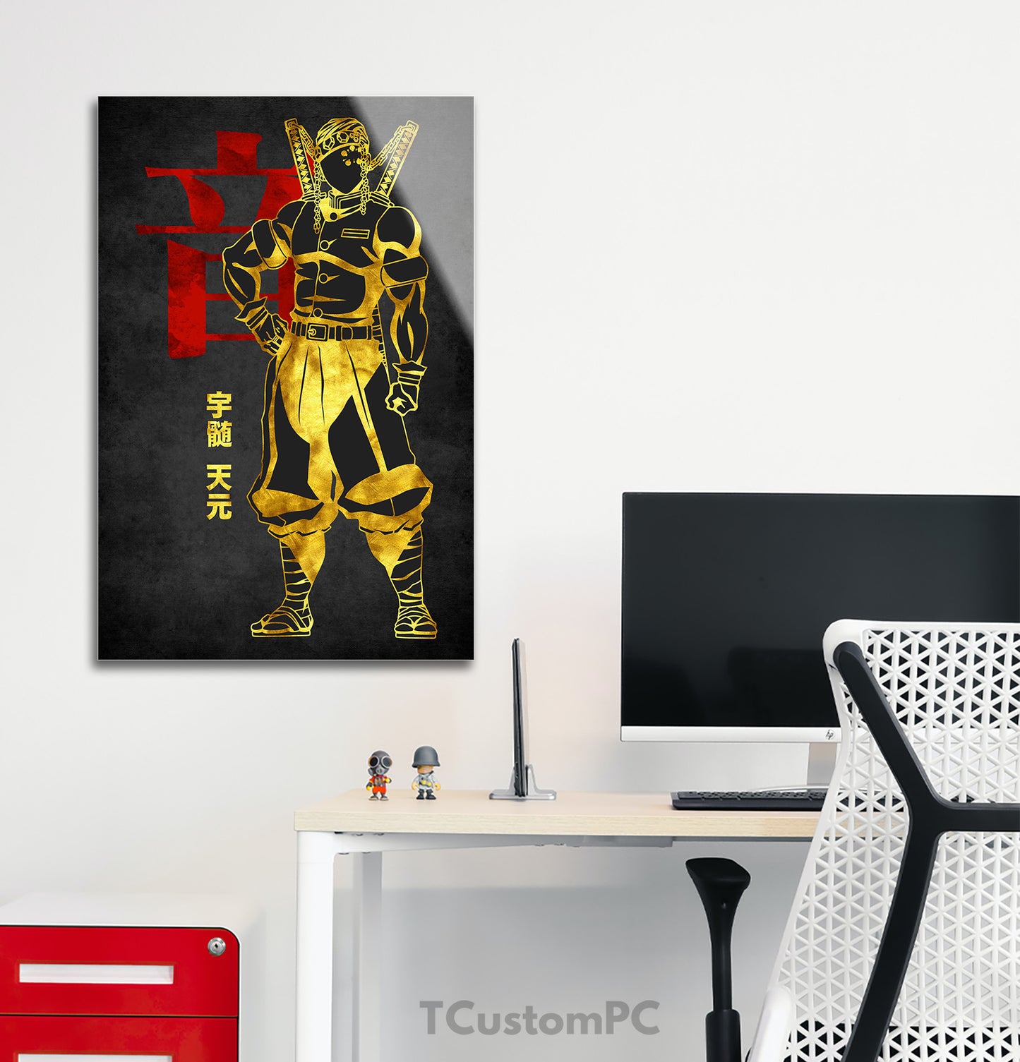 Pintura Tengen Vermelho Dourado