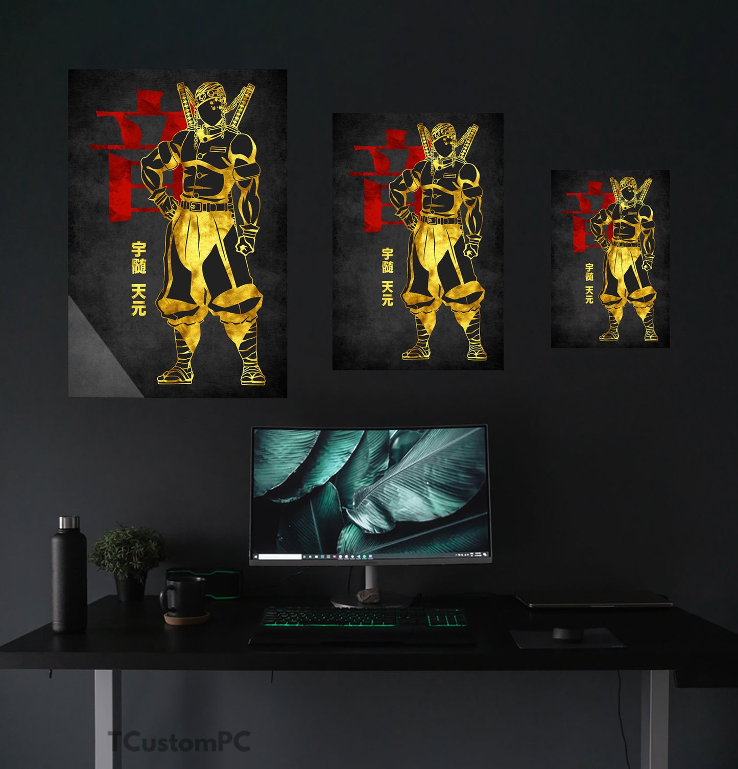 Pintura Tengen Vermelho Dourado