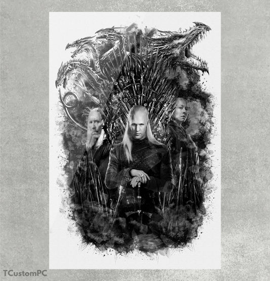 The Dust 7 Daemon Targaryen painting