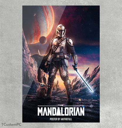 Pôster da 3ª temporada de Mandalorian x2