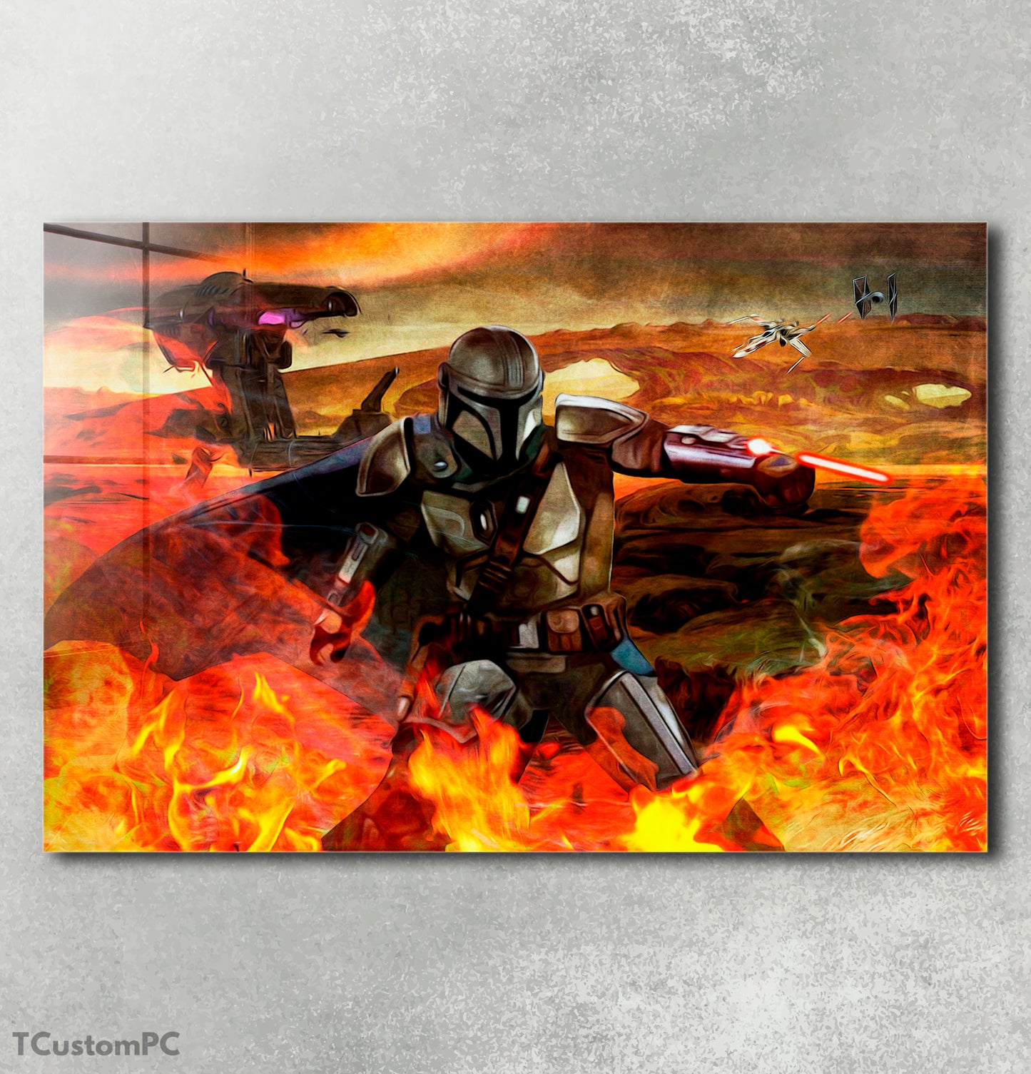 The Mandalorian Painting