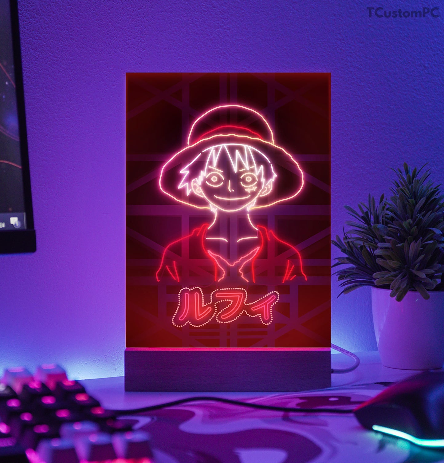 TC-Lamp O capitão pirata Luffy