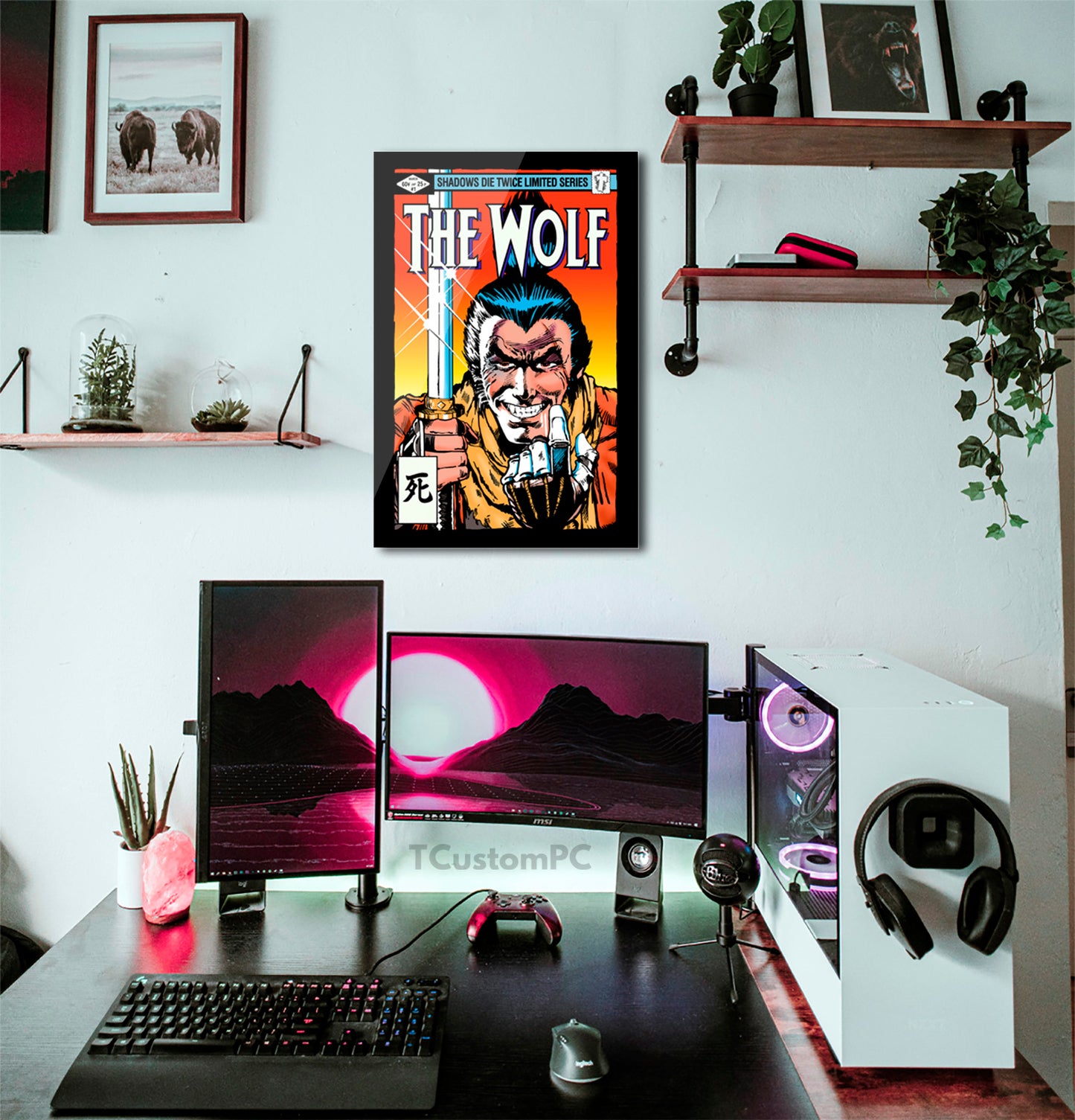 The Wolf painting