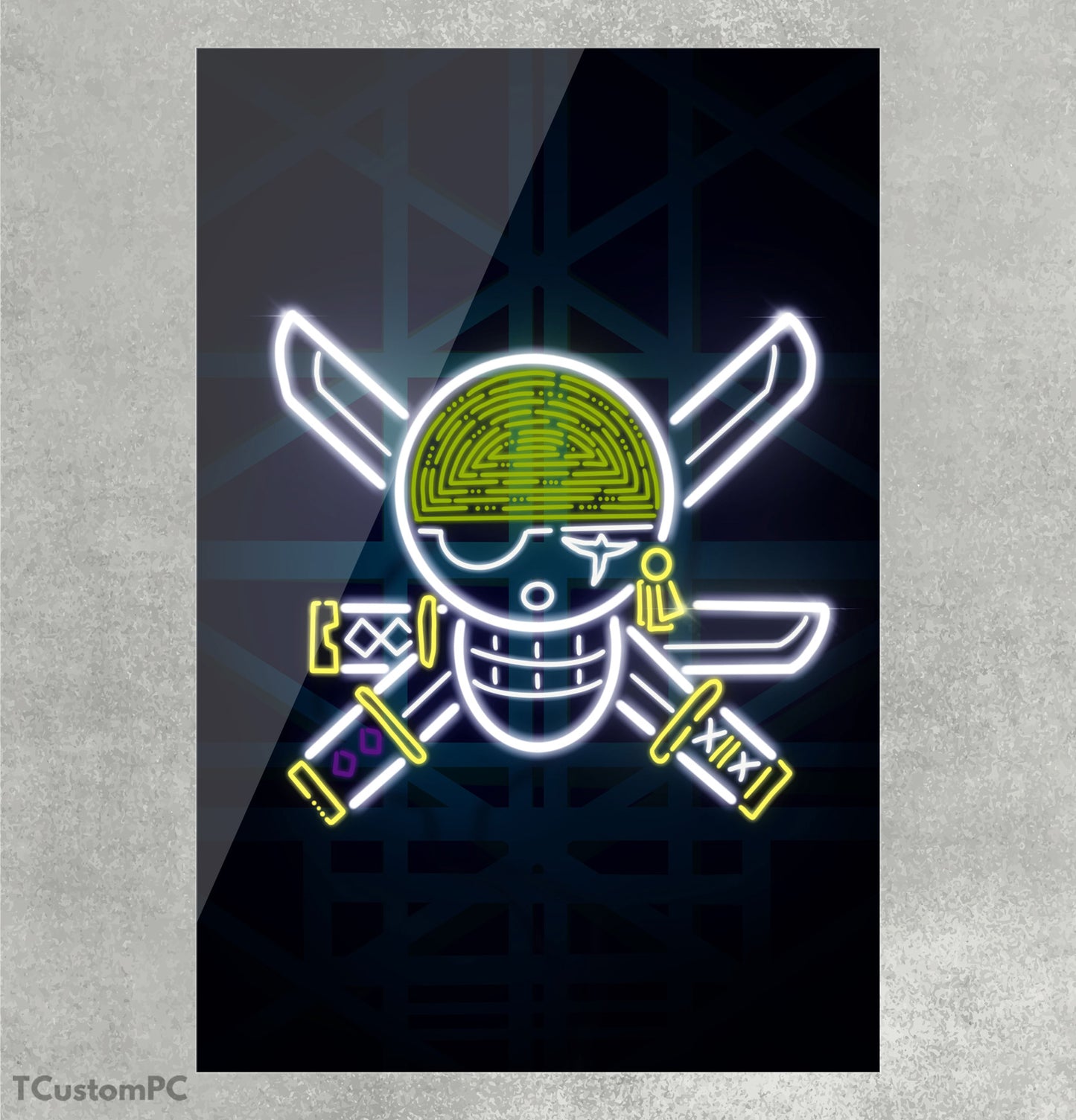 The swordman Jolly Roger painting