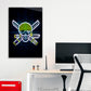 Pintura do espadachim Jolly Roger