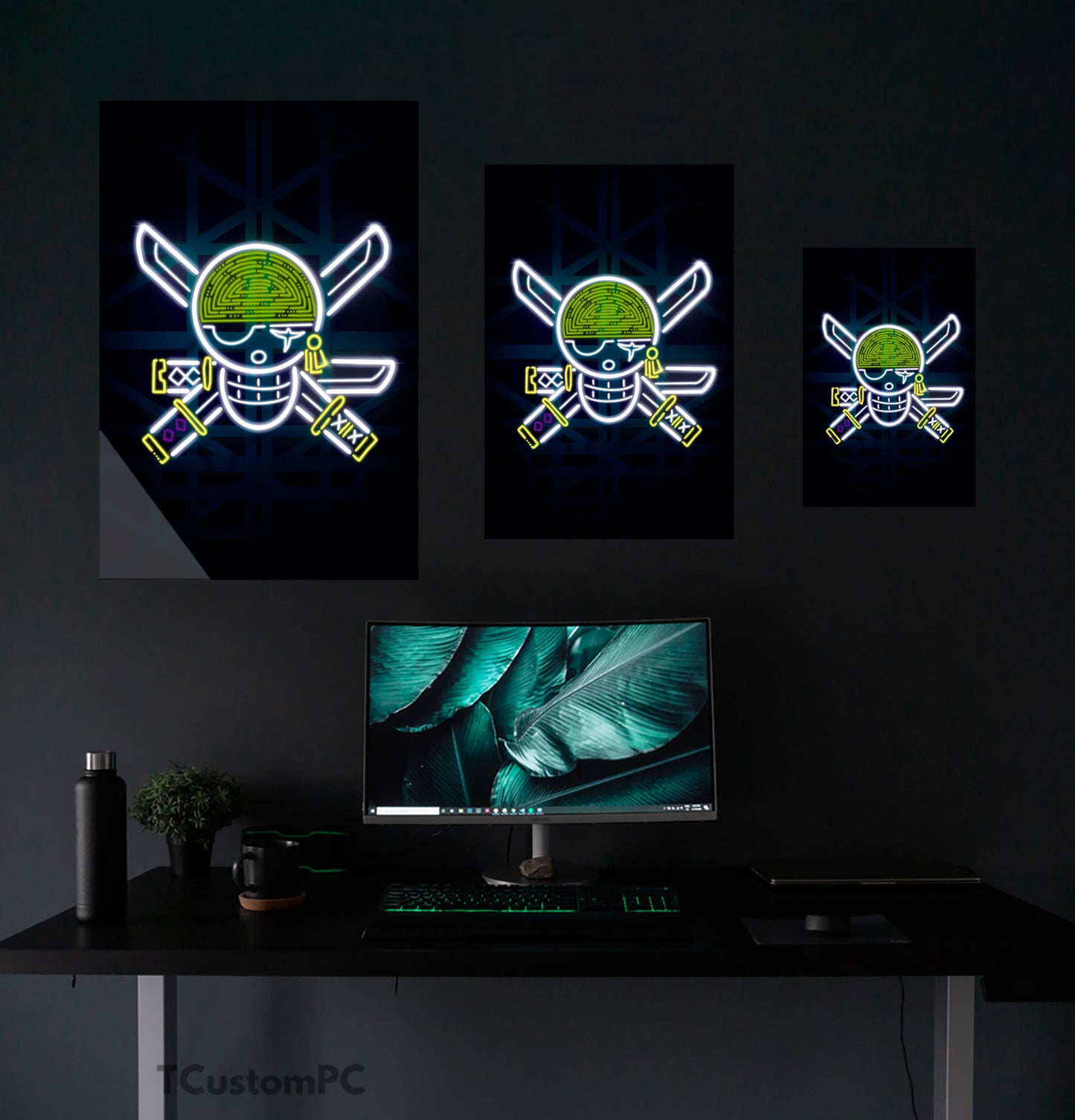 The swordman Jolly Roger painting