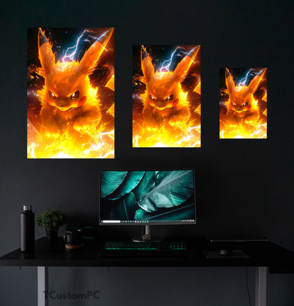 Pintura Thunderbolt Pikachu