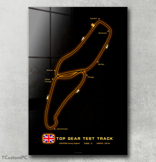 Cuadro Top Gear Test Track Circuit