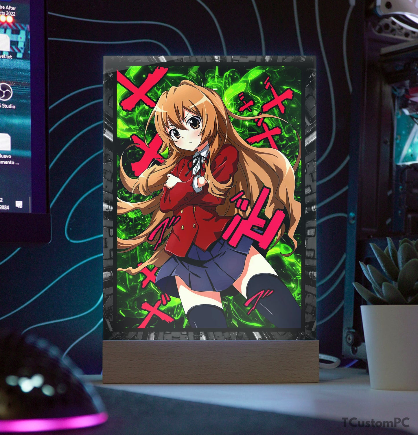 TC-Lamp Toradora taiga neon vetor