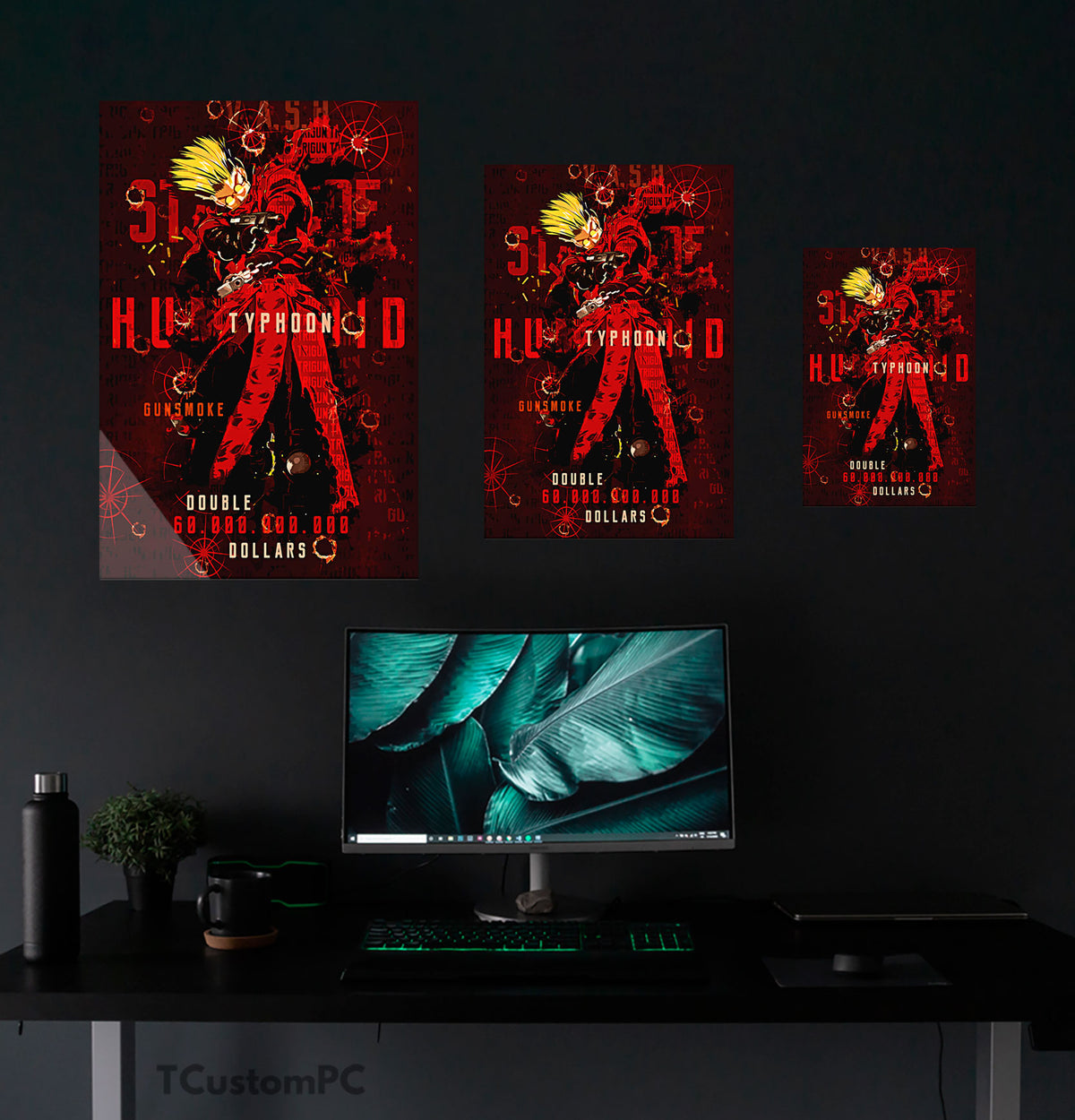 Trigun Gun Vector Box Trigun typhoon vector, New Design - Displate methacrylate box ...