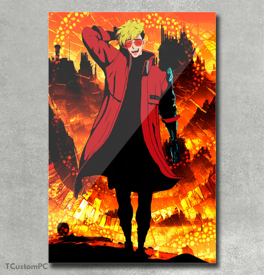 Trigun nova pintura de pôster Vash