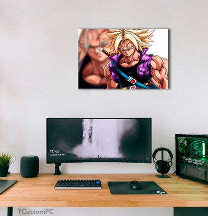 Wall Art Trunks SSJ Bojack Movie