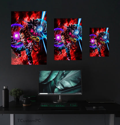 Wall Art Two Wukong Two Wukong Super Saiyan