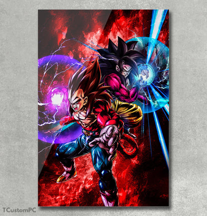 Quadro Dois Wukong Dois Wukong Super Saiyan