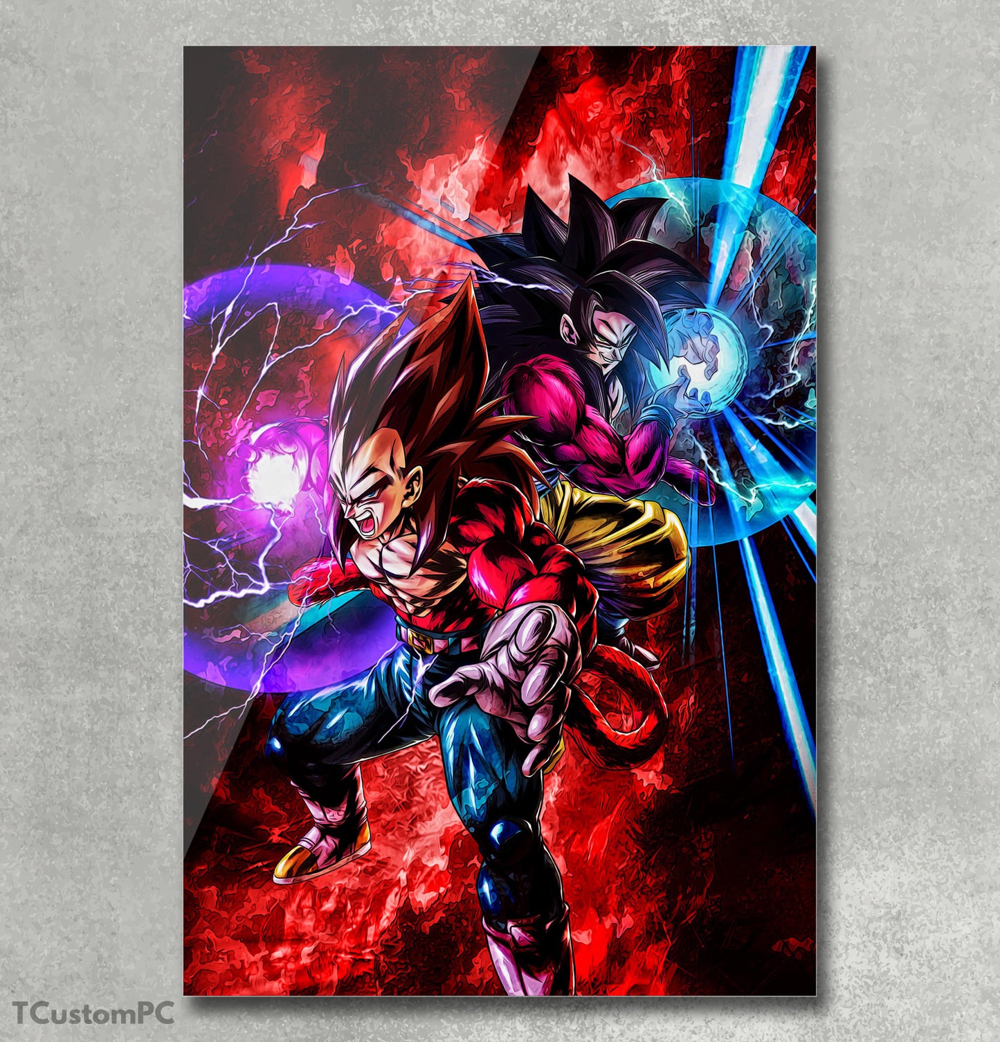 Wall Art Two Wukong Two Wukong Super Saiyan