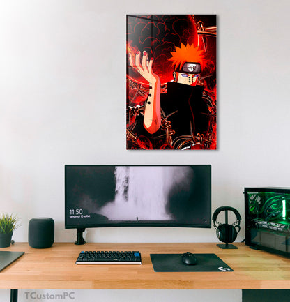 Ultimate Pain red moon painting