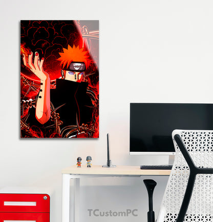 Ultimate Pain red moon painting