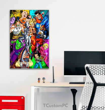 Universe 7 Dragon Ball painting