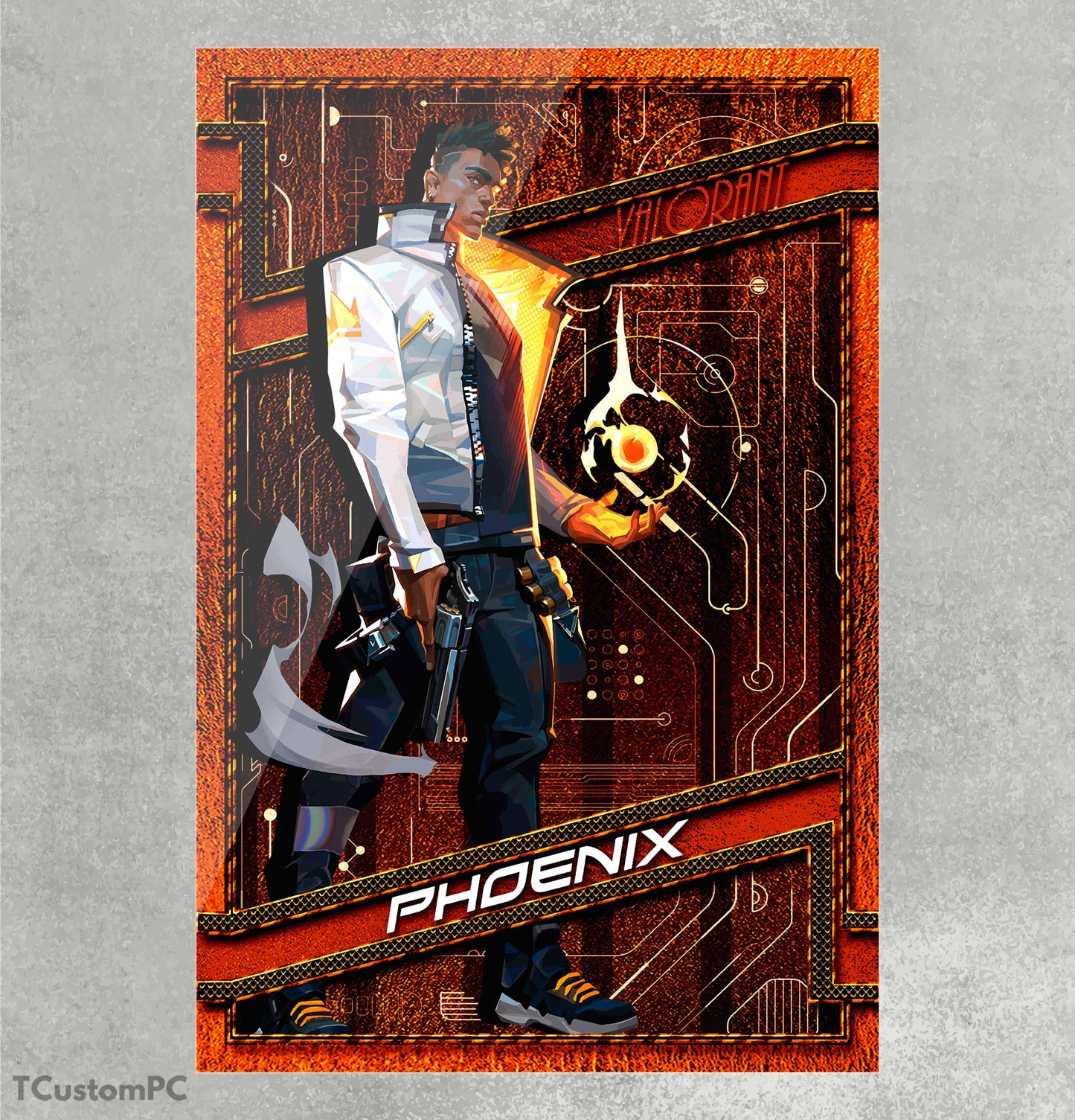 Valorant Phoenix vector painting