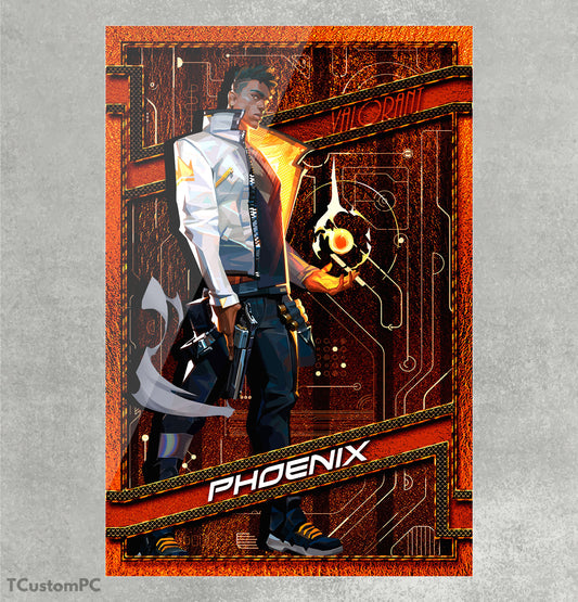Valorant Phoenix box vector
