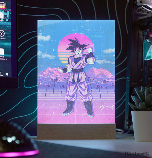 Lâmpada TC Vaporwave 10 Goku