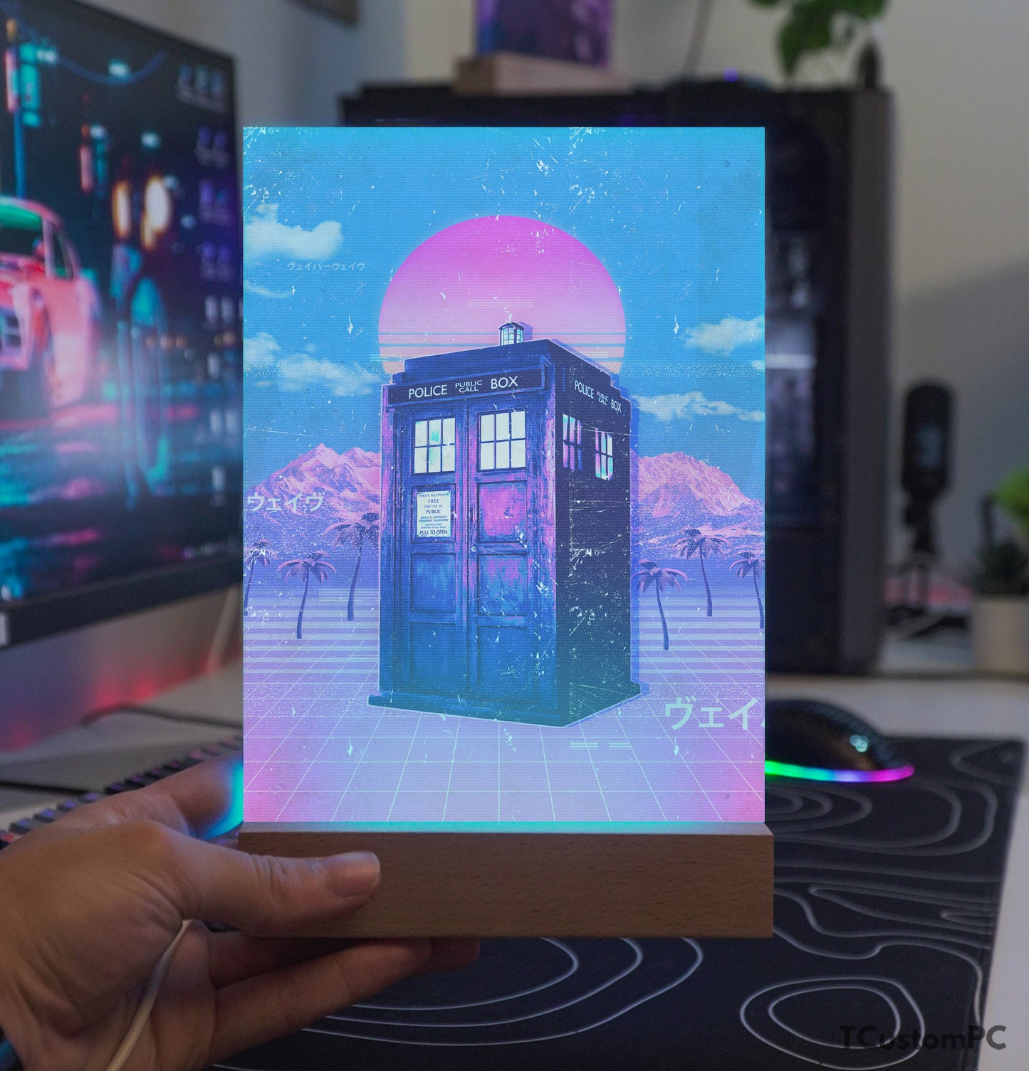 Lâmpada TC Vaporwave 11 Doctor Who