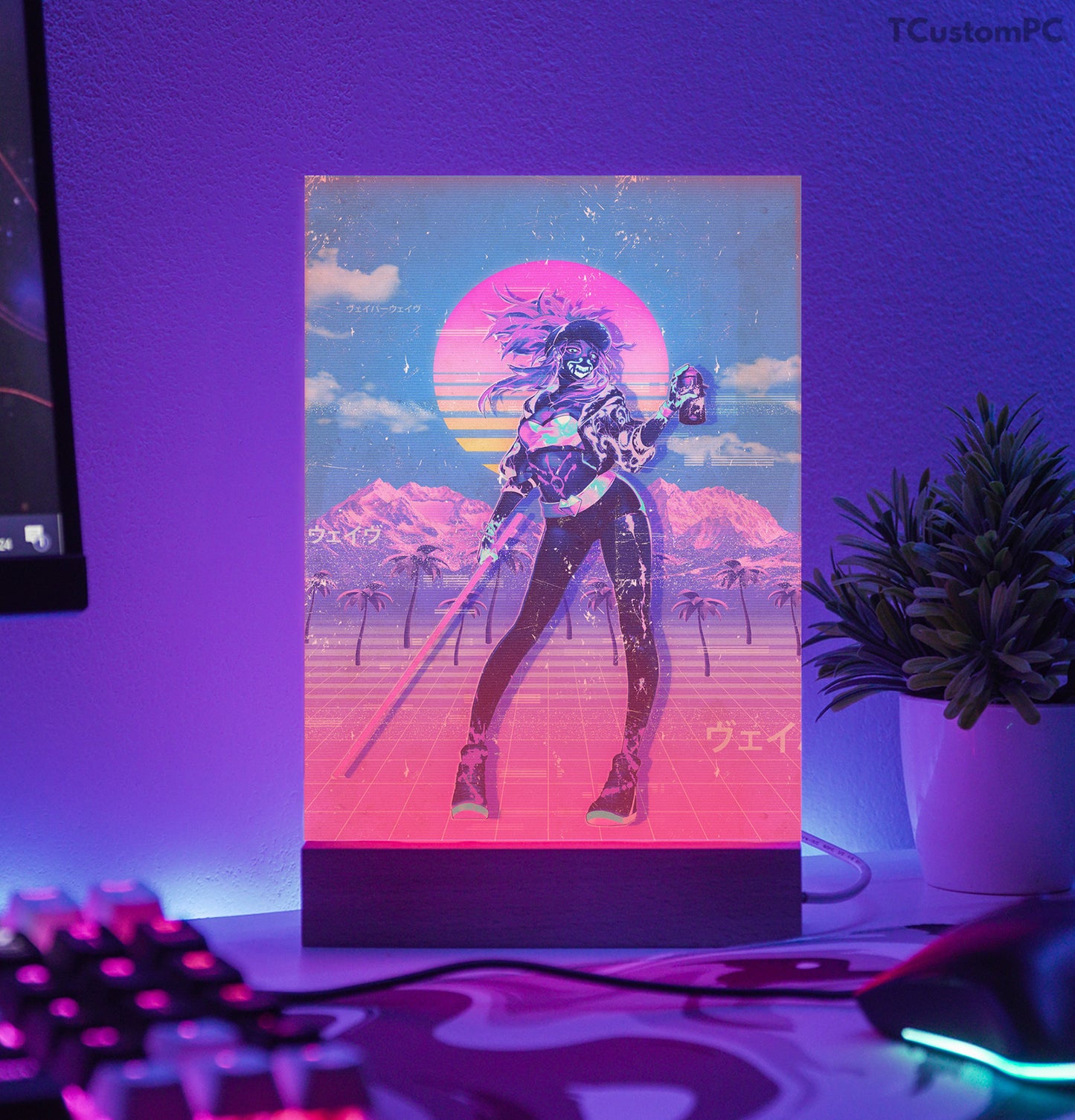 Lâmpada TC Vaporwave 16 Akali Kkkk